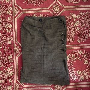 Joseph Gray Pencil Skirt Knee-Length Work Slit